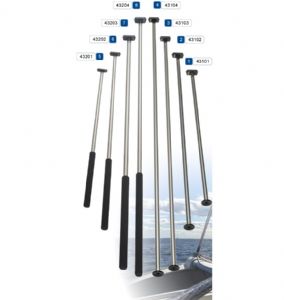 Barton Marine Aluminium Tiller Extensions 600mm Plain Button (click for enlarged image)